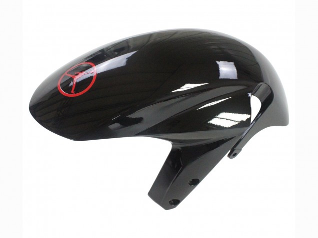 2004-2005 Suzuki GSXR 600 / GSXR 750 Motorcycle Fairings - Glossy Black Red Jordan Michelin Australia
