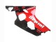 2004-2005 Suzuki GSXR 600 / GSXR 750 Motorcycle Fairings - Glossy Black Red Jordan Michelin Australia