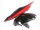 2004-2005 Suzuki GSXR 600 / GSXR 750 Motorcycle Fairings - Glossy Black Red Jordan Michelin Australia