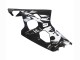 2004-2005 Suzuki GSXR 600 / GSXR 750 Motorcycle Fairing - White Black Australia