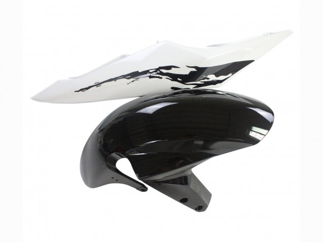 2004-2005 Suzuki GSXR 600 / GSXR 750 Motorcycle Fairing - White Black Australia