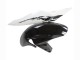 2004-2005 Suzuki GSXR 600 / GSXR 750 Motorcycle Fairing - White Black Australia