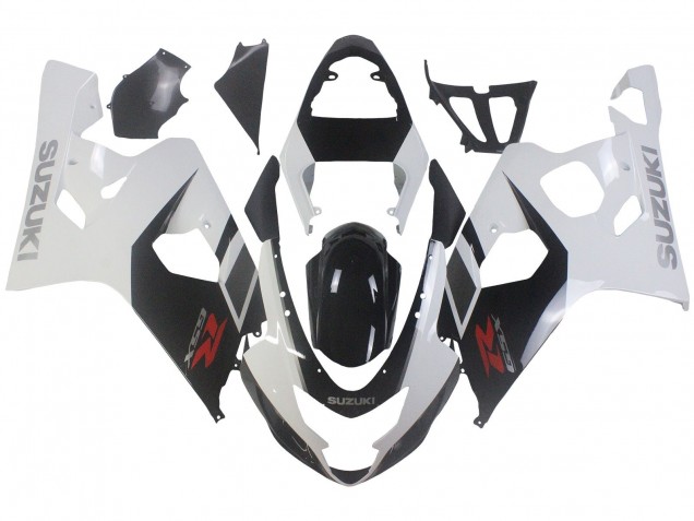 2004-2005 Suzuki GSXR 600 / GSXR 750 Motorcycle Fairings - White Black Red Australia