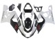 2004-2005 Suzuki GSXR 600 / GSXR 750 Motorcycle Fairings - White Black Red Australia