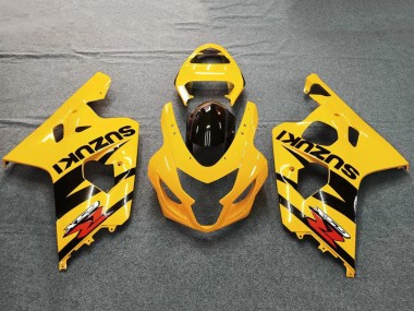2004-2005 Suzuki GSXR 600 / GSXR 750 Motorcycle Fairings - Yellow Black Australia