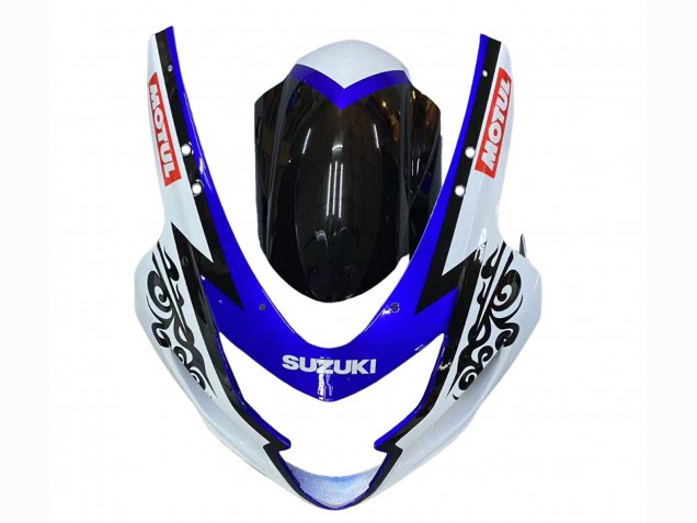 2004-2005 Suzuki GSXR 600 / GSXR 750 Motorcycle Fairing - White Blue Black Corona Motul Australia