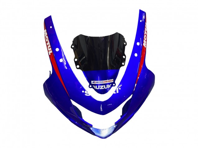 2004-2005 Suzuki GSXR 600 / GSXR 750 Motorcycle Fairings - Blue Red Black Motul Dunlop Australia