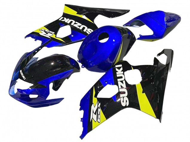 2004-2005 Suzuki GSXR 600 / GSXR 750 Motorcycle Fairings - Blue Yellow Black Australia