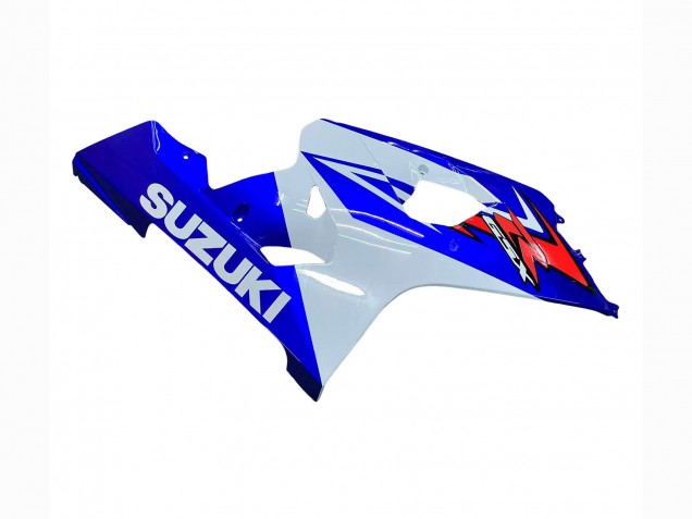 2004-2005 Suzuki GSXR 600 / GSXR 750 Motorcycle Fairing - White Blue Red Australia