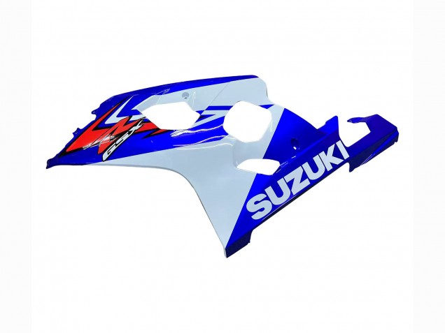 2004-2005 Suzuki GSXR 600 / GSXR 750 Motorcycle Fairing - White Blue Red Australia