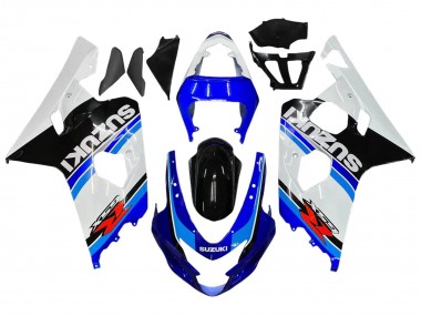 2004-2005 Suzuki GSXR 600 / GSXR 750 Motorcycle Fairing - White Blue Black Red Australia