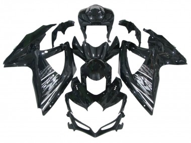 2006-2007 Suzuki GSXR 600 / GSXR 750 Motorcycle Fairings - Glossy Black Grey White Australia