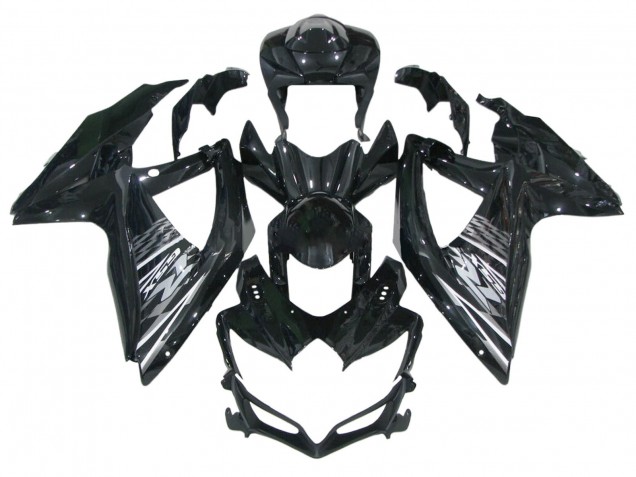 2006-2007 Suzuki GSXR 600 / GSXR 750 Motorcycle Fairings - Glossy Black Grey White Australia