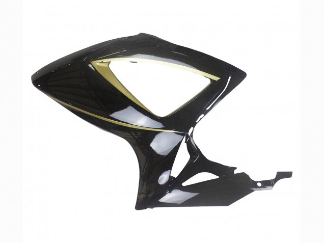 2006-2007 Suzuki GSXR 600 / GSXR 750 Motorcycle Fairings - Glossy Black Gold Stripe Australia