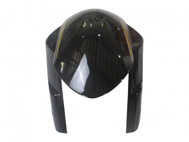 2006-2007 Suzuki GSXR 600 / GSXR 750 Motorcycle Fairings - Glossy Black Gold Stripe Australia