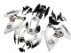 2006-2007 Suzuki GSXR 600 / GSXR 750 Motorcycle Fairings - White Black Lucky Strike Motul Australia