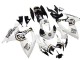 2006-2007 Suzuki GSXR 600 / GSXR 750 Motorcycle Fairings - White Black Lucky Strike Motul Australia