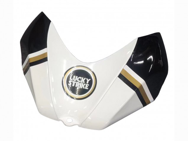 2006-2007 Suzuki GSXR 600 / GSXR 750 Motorcycle Fairings - White Black Lucky Strike Motul Australia