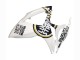 2006-2007 Suzuki GSXR 600 / GSXR 750 Motorcycle Fairings - White Black Lucky Strike Motul Australia
