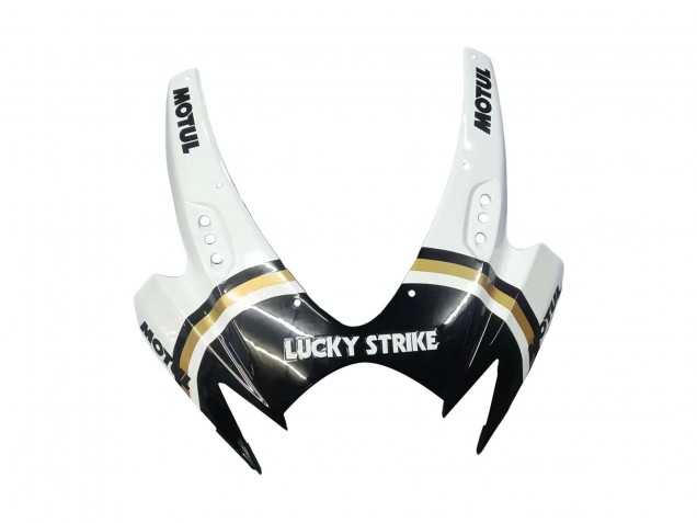 2006-2007 Suzuki GSXR 600 / GSXR 750 Motorcycle Fairings - White Black Lucky Strike Motul Australia