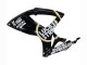 2006-2007 Suzuki GSXR 600 / GSXR 750 Motorcycle Fairings - Glossy Black White Motul Lucky Strike Australia