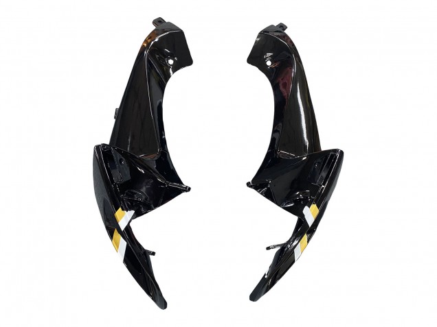 2006-2007 Suzuki GSXR 600 / GSXR 750 Motorcycle Fairings - Glossy Black White Motul Lucky Strike Australia