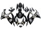 2006-2007 Suzuki GSXR 600 / GSXR 750 Motorcycle Fairings - Glossy Black White Motul Lucky Strike Australia