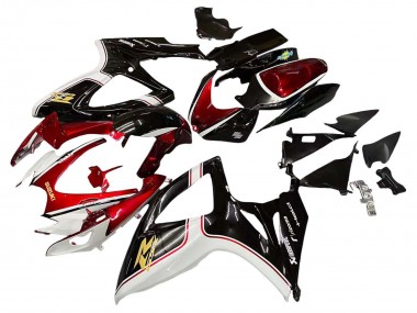 2006-2007 Suzuki GSXR 600 / GSXR 750 Motorcycle Fairings - Red White Black Yellow Australia