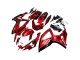 2006-2007 Suzuki GSXR 600 / GSXR 750 Motorcycle Fairings - Red Black Australia