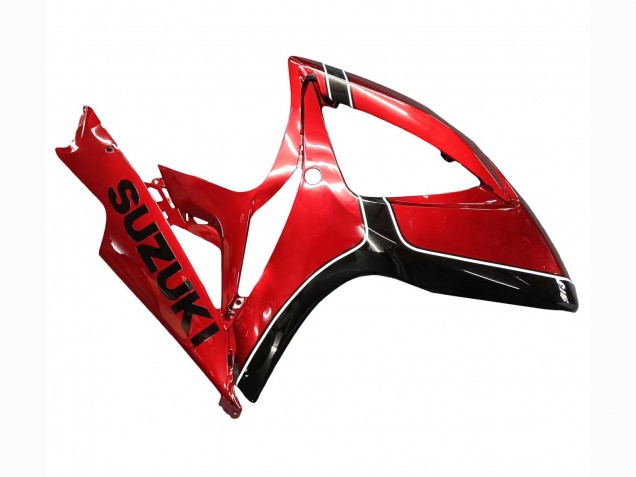 2006-2007 Suzuki GSXR 600 / GSXR 750 Motorcycle Fairings - Red Black Australia