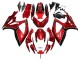2006-2007 Suzuki GSXR 600 / GSXR 750 Motorcycle Fairings - Red Black Australia