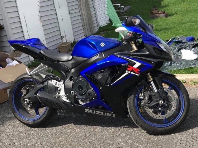 2006-2007 Suzuki GSXR 600 / GSXR 750 Motorcycle Fairings - Blue Black Red Australia