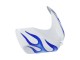 2006-2007 Suzuki GSXR 600 / GSXR 750 Motorcycle Fairings - White Blue Flame Australia