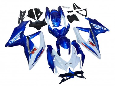 2008-2010 Suzuki GSXR 600 / GSXR 750 Motorcycle Fairing Kits - Blue White Red Australia