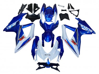 2008-2010 Suzuki GSXR 600 / GSXR 750 Motorcycle Fairing Kits - Blue White Red Australia