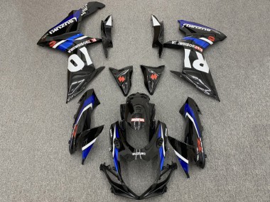 2008-2010 Suzuki GSXR 600 / GSXR 750 Motorcycle Fairings - Glossy Black White Blue Red Australia