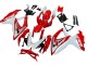 2008-2010 Suzuki GSXR 600 / GSXR 750 Motorcycle Fairings - White Red Black Australia
