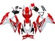 2008-2010 Suzuki GSXR 600 / GSXR 750 Motorcycle Fairings - White Red Black Australia