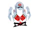 2008-2010 Suzuki GSXR 600 / GSXR 750 Motorcycle Fairings - White Red Motul Lucky Strike Australia