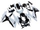 2008-2010 Suzuki GSXR 600 / GSXR 750 Motorcycle Fairing - White Black Australia