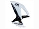 2008-2010 Suzuki GSXR 600 / GSXR 750 Motorcycle Fairing - White Black Australia