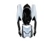 2008-2010 Suzuki GSXR 600 / GSXR 750 Motorcycle Fairing - White Black Australia