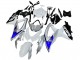 2008-2010 Suzuki GSXR 600 / GSXR 750 Motorcycle Fairings - White Silver Blue Black Australia