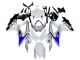 2008-2010 Suzuki GSXR 600 / GSXR 750 Motorcycle Fairings - White Silver Blue Black Australia