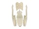 2008-2010 Suzuki GSXR 600 / GSXR 750 Motorcycle Fairings - Cream White Red Black Australia