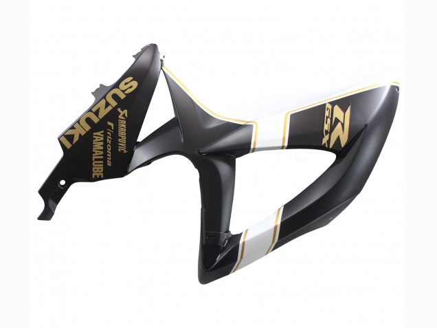 2008-2010 Suzuki GSXR 600 / GSXR 750 Motorcycle Fairings - Matte Black White Gold Australia