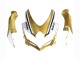 2008-2010 Suzuki GSXR 600 / GSXR 750 Motorcycle Fairings - Matte Black White Gold Australia