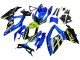 2008-2010 Suzuki GSXR 600 / GSXR 750 Motorcycle Fairings - Blue Fluorescent Green Shark Australia