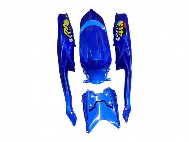 2008-2010 Suzuki GSXR 600 / GSXR 750 Motorcycle Fairings - Blue Fluorescent Green Shark Australia