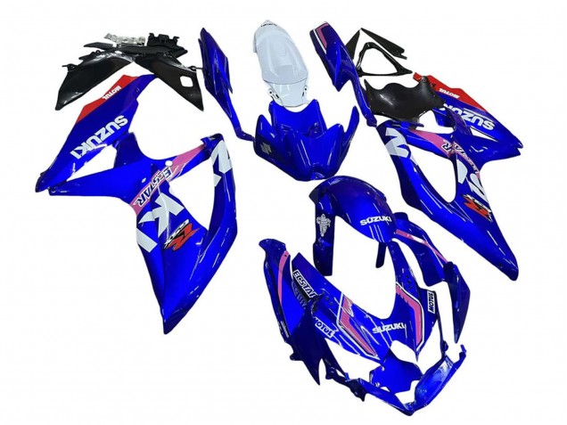 2008-2010 Suzuki GSXR 600 / GSXR 750 Motorcycle Fairings - White Blue Pink Ecstar Motul Australia